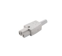 Martin Kaiser Appliance Plug C15A 155 degrees 10A Earthing Contact Grey - 789/GR [25 Pieces]