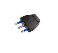 Martin Kaiser Black Italian Plug 16 Amp Type L Earthed - 855/sw [50 Pieces]