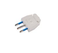 Martin Kaiser Italian Plug 10 Amp Type L With Earthing Contact White - 851/ws [50 Pieces]