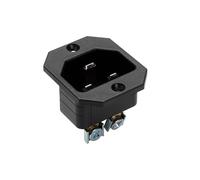 Martin Kaiser MK IEC Inlet Flange Appliance Plug C22 16A - 837/sw [25 Pieces]