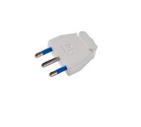 Martin Kaiser MK Italian Plug 16 Amp Earthing Contact White - 855/ws [50 Pieces]