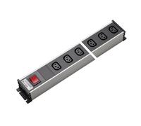 Martin Kaiser Power Strip 6-Way IEC C13 70 Degree 10 Amp With Switch - 1121/6l-sw [10 Pieces]