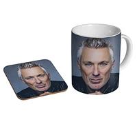 Martin Kemp Ceramic Tea - Coffee Mug + Coaster Gift Set