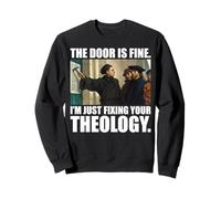 Martin Luther 95 Theses Meme Painting Reformation Day Gift Sweatshirt
