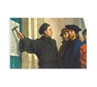 Martin Luther - 95 Theses Reformation Poster Bedroom Canvas Decor Print Wall Art Office Room Aesthetic Decor Gift Unframe 20x30inch(50x75cm)