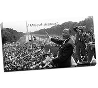 Martin Luther King I Have a Dream Canvas Print Picture Wall Art Large 30x16 Inches