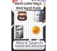 Martin Luther King Jr. Word Search Puzzle: Inspiring Martin Luther King Jr. Word Searches Featuring His Life, Leadership, and Legacy - Easy-to-Read ... in a 6x9 Format for Relaxation and Reflection