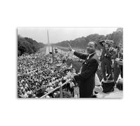 Martin Luther King Lincoln Memorial Speech Poster Decorative Painting Canvas Wall Posters And Art Picture Print Modern Family Bedroom Decor Posters 08x12inch(20x30cm)