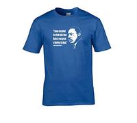 Martin Luther King (MLK) -Hate is Too Great A Burden to Bear.- Quote- Men's T-Shirt Royal
