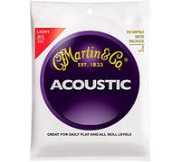Martin M140 Light Acoustic Guitar Strings - 3 Pack