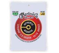 Martin MA180T Authentic Acoustic - LifeSpan 2.0 - 80/20 Bronze 12 String Extra Light ( 10-47 ) ,41Y18MA180T