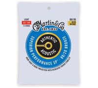 MARTIN MA190 12 STRING AUTHENTIC ACOUSTIC GUITAR STRINGS SP 80/20 BRONZE - 12-54