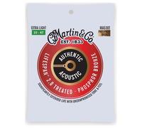 MARTIN MA530T ACOUSTIC GUITAR STRINGS LIFESPAN PHOSPHOR BRONZE EXTRA LIGHT 10-47