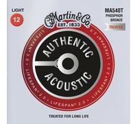 Martin MA540T Lifespan Phosphor Bronze Acoustic Guitar Strings Light .012 - 054