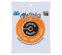 Martin Guitar Authentic Acoustic Flexible Core MA550FX – 92/8 Phosphor Bronze, Medium Strings