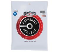 Martin Guitar Strings MA550T Authentic Acoustic Lifespan 2.0 Phosphor Bronze 92/8 Medium (13-56)