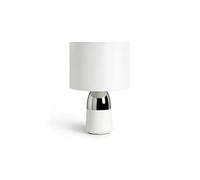 Martin Mart Duno Touch Table Lamp You Can Adjust The Brightness from Low to Medium to High with Just A Tap of The Hand - Chrome & White
