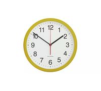 Martin Mart Radio Controlled Wall Clock Brighten Up Your Wall Space With Statement Style A Mustard Colour Design To Compliment Any Colour Scheme- Mustard