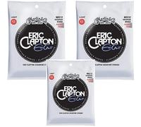 Martin MEC Clapton's Choice Phos Bronze Acoustic Guitar Strings, Light 12-54, 3-Pack MEC12, 100% Recyclable Packaging