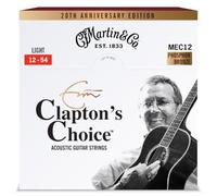 Martin MEC12LTD20 Claptons Choice 20th Anniversary Acoustic Guitar Strings, Light Gauge (12-54)