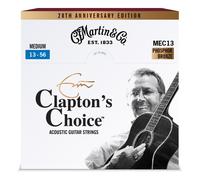 Martin MEC13LTD20 Claptons Choice 20th Anniversary Acoustic Guitar Strings, Medium Gauge (13-56)