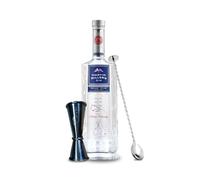 Martin Miller's Original Gin 70cl Home Bar Bundle includes Jigger and Bar Spoon (not giftboxed) - Super Premium Gin - Icelandic Water, Distilled in England - 40% ABV
