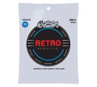 MARTIN MM13 ACOUSTIC GUITAR STRINGS RETRO - MONEL NICKEL/COPPER - MEDIUM - 13-56