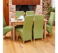 Martin Oak Large Dining Table - 6 Seater