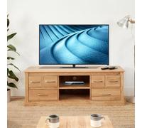 Martin Oak Wide TV Cabinet