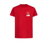 Martin Odegaard Arsenal Icon Frame Kids T-Shirt - Red / 9-11 years