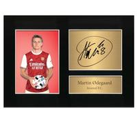 Martin Odegaard Gooners Autograph Player Photo Signed A4 Printed Autograph Gunner Memorabilia Reproduction Print Picture Display The Gunners No154