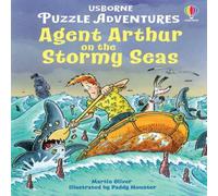 Martin Oliver Agent Arthur on the Stormy Seas Paperback Book in White Martin Oliver White