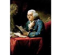 Martin Portrait Founding Father Benjamin Franklin Painting Unframed Wall Art Print Poster Home Decor Premium