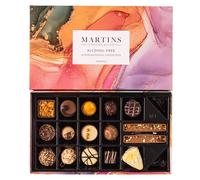 Martin’s Chocolatier Alcohol-Free Signature Collection, Belgian Luxury Chocolate Gift Box, 16 Pieces Milk Dark White Assorted Pralines & Truffles, 231g