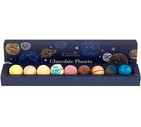 Martin’s Chocolatier Chocolate Planets - Belgian Truffle Gift Set, 9 Pieces Milk White Assorted Flavours Space Theme, 107g