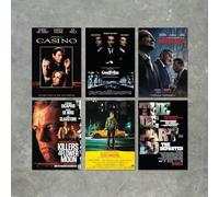 Martin Scorsese Movies and Film Poster Print Packs - 6 POSTERS, Size A3