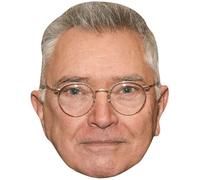 Martin Shaw (Glasses) Celebrity Mask, Flat Card Face, Fancy Dress Mask