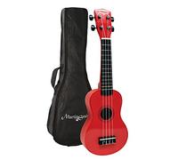 Martin Smith UK-222-RD Soprano Ukulele, Red