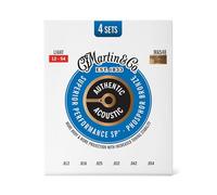 Martin Strings - Authentic Acoustic SP Phosphor Bronze - 4 Pack - Light 12-54 (MA540PK4)
