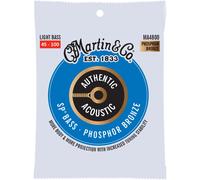 C.F Martin Guitar Authentic Acoustic MA4800 Light-Gauge Acoustic Bass Guitar Strings, 92/8 Phosphor Bronze