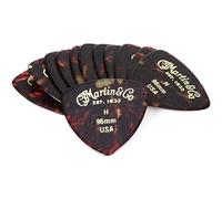 Martin Triangle 346 Guitar Pick Heavy .96mm Faux Tortoiseshell - Pack of 12