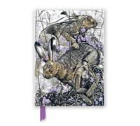 Martin Truefitt-Baker: Hares in Meadow Cranesbill (Foiled Journal) (Flame Tree Notebooks)