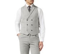 Martin Tweed Double Breasted Waistcoat Stylish Occasions XPOSED Grey 40