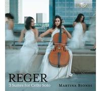MARTINA BIONDI - REGER 3 SUITES FOR CELLO SOLO - CD - M4z