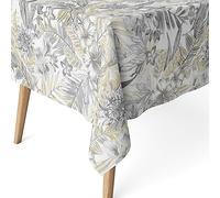 Martina Home 300 x 140 cm Danube Resin Coated Tablecloth Grey