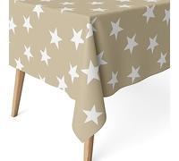 Martina Home Beige Resin Tablecloth 260 x 140 cm