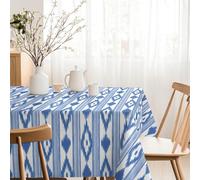 Martina Home Blue Islands Resin Tablecloth 140 x 140 cm