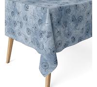 Martina Home Blue Lion Resin Tablecloth 220cm x 140cm