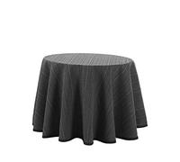 Martina Home Camilla Table Skirt, Anthracite, Redonda de 90