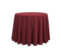Martina Home Camilla Velvet 120 Round Bordeaux